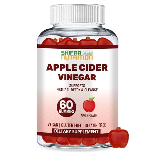 SHIFAA NUTRITION Halal Apple Cider Vinegar Gummies. Cleanse & Detox ACV Gummies SHIFAA NUTRITION uk supplements