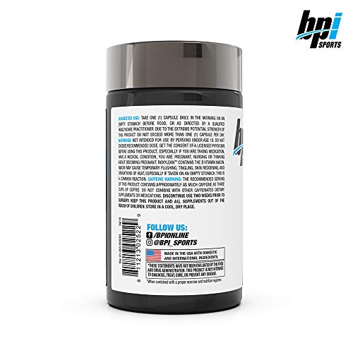 BPI Sports -Roxylean Extreme Fat Burner & Weight Loss Supplement, 60Count BPI Sports uk supplements