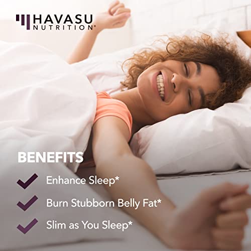 Night Time Fat Burner for Women | Weight Loss and Sleep Support Blend With Apigenin HAVASU NUTRITION uk supplements