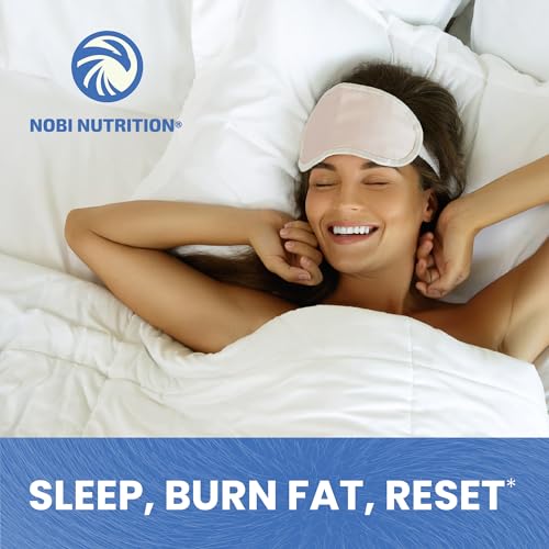 Night Time Fat Burner to Shred Fat While You Sleep | Hunger Suppressant, Carb Blocker Nobi Nutrition uk supplements