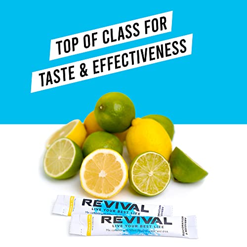 Revival Rapid Rehydration, Electrolytes Powder - High Strength Vitamin C, B1, B3, B5, B12 Revival Shots uk supplements