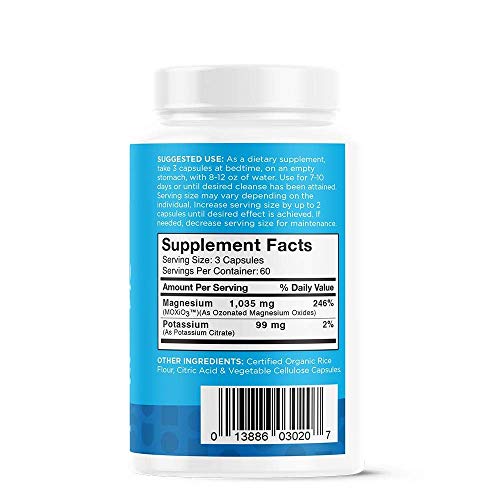 nbpure Mag O7 Oxygen Digestive System Cleanser Capsules, 180 Count nbpure uk supplements