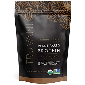 Truvani Organic Vegan Protein Powder Chocolate - 20g of Plant Based Protein, Organic Truvani uk supplements