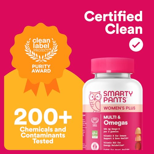 SmartyPants Women's Multivitamin Gummies - Improved Formula: Omega 3 (DHA/EPA), Methylfolate, CoQ10, Vitamin D3, C, Vitamin B12, B6, A, K & Zinc SmartyPants uk supplements