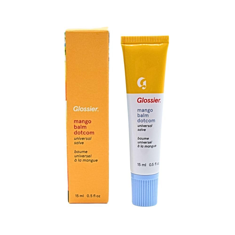 Glossier Balm Dotcom Lip Balm and Skin Salve - Mango - Sheer Peach Rose Glossier uk supplements