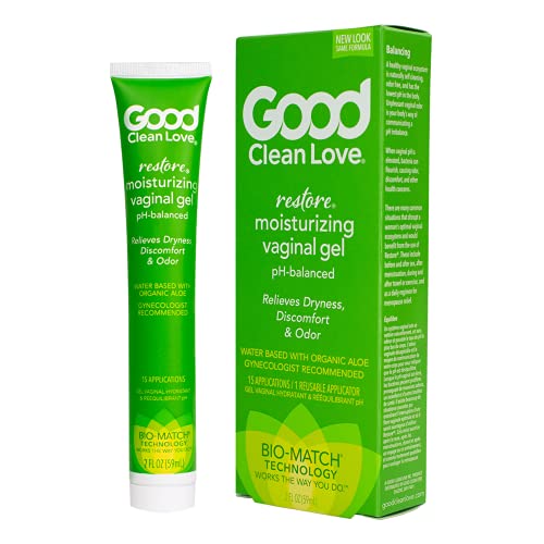 Good Clean Love Restore Moisturizing Vaginal Gel, pH-Balanced, Water-Based with Aloe Vera & Lactic Acid Good Clean Love uk supplements