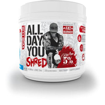 5% Nutrition Rich Piana AllDayYou Shred BCAA Powder | Amino Acid Supplement 5% Nutrition uk supplements