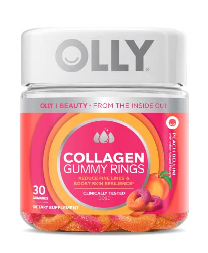 OLLY Collagen Gummy Rings, 2.5g of Clinically Tested Collagen, Boost Skin Elasticity & Reduce OLLY uk supplements