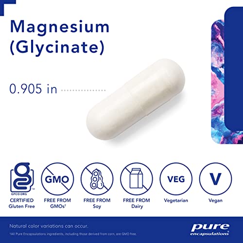 Pure Encapsulations Magnesium (Glycinate) - Supplement to Support Stress Relief, Sleep Pure Encapsulations uk supplements