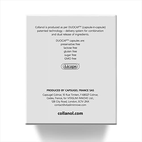 Collanol - Innovation in The Care of Healthy Joints - Liquid Formula in a Double Capsule 3D Collagen Collanol uk supplements