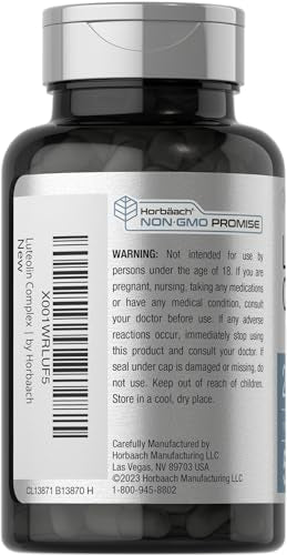 Luteolin Complex with Rutin | 50 Capsules | Vegetarian, Non-GMO & Gluten Free Flavonoid Horbäach uk supplements