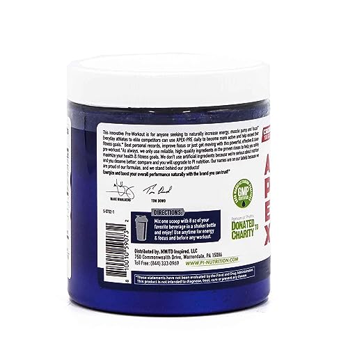 PERFORMANCE INSPIRED Nutrition - APEX Pre Workout Powder - Increase Energy & Endurance PERFORMANCE INSPIRED uk supplements