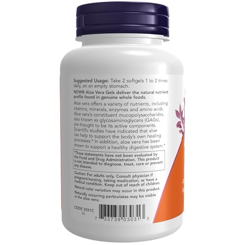 NOW Supplements, Aloe Vera (Aloe barbadensis) 10,000 mg, Supports Digestive Health NOW uk supplements