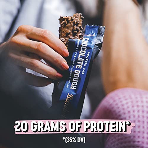 Barebells Protein Bars Chocolate Dough with 1g of Total Sugars - 12 Count, 1.9oz Bars BAREBELLS uk supplements