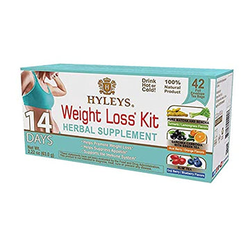 HYLEYS Tea for Cleanse and Weight Loss - New 14 Day Weight Loss Kit - 42 Tea Bags HYLEYS uk supplements