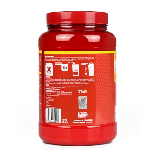 LFC Whey Protein Powder Dutch Chocolate Flavour 908g 15.5g Naturally-Occurring BCAAs Vector Consumer uk supplements