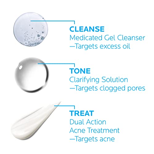 La Roche-Posay Effaclar Dermatological 3 Step Acne Treatment System La Roche-Posay uk supplements
