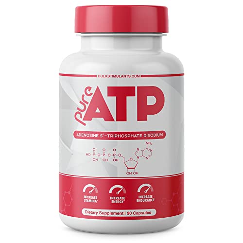 Pure ATP Capsules, Adenosine Triphosphate - Increase Energy, Endurance, Strength BulkStimulants.com uk supplements