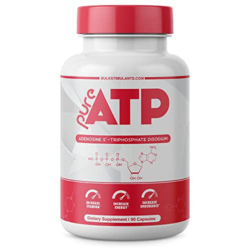 Pure ATP Capsules, Adenosine Triphosphate - Increase Energy, Endurance, Strength BulkStimulants.com uk supplements