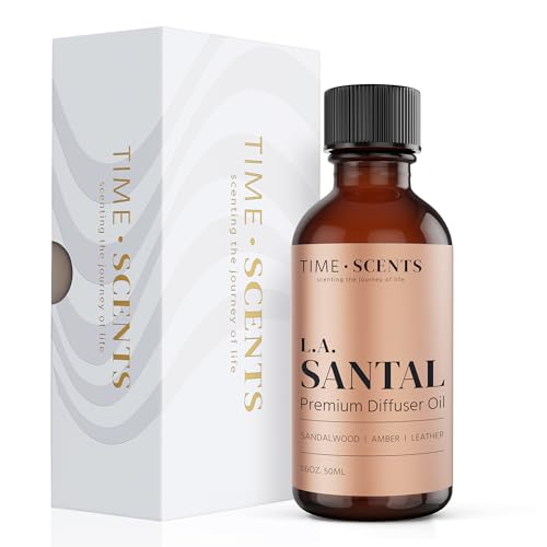 Essential Oil Blend Diffuser Oil – Santal Essential Oil, Hotel Inspired Home fragrance oil for diffuser Time Scents uk supplements