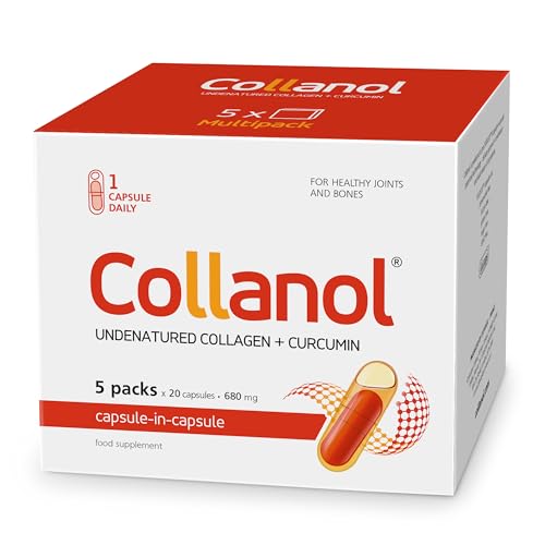 Collanol - Innovation in The Care of Healthy Joints - Liquid Formula in a Double Capsule 3D Collagen Collanol uk supplements