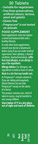 Pregnacare Vitabiotics During Pregnancy Original, 30 Count (Pack of 1) Pregnacare uk supplements