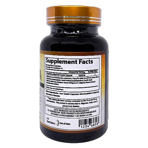 Productos El Colibri Candida Hongos 90 Capsules Productos El Colibri uk supplements