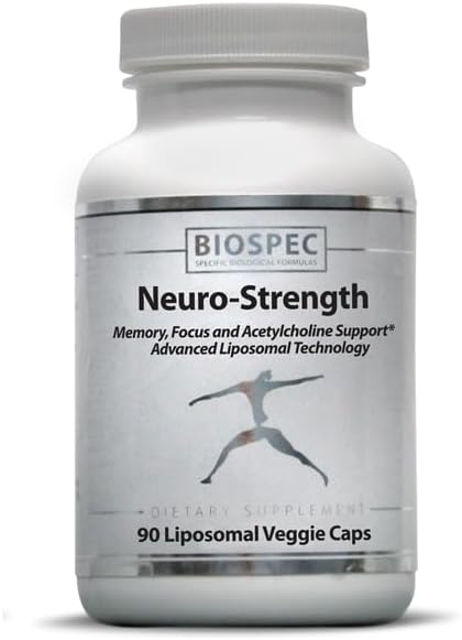 BIOSPEC NUTRITIONALS Neuro-Strength - Support Cognitive Performance* - Acetyl-L-Carnitine, Alpha-GPC, Phosphatidylserine, Huperzine BIOSPEC NUTRITIONALS uk supplements