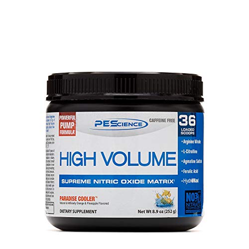 PEScience High Volume Pre-Workout Paradise Cooler 8.9 Ounce, 36 Servings PEScience uk supplements