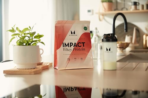 Myprotein Impact Whey Protein Blend, Vanilla, 2.2 lbs (40 Servings) Myprotein uk supplements