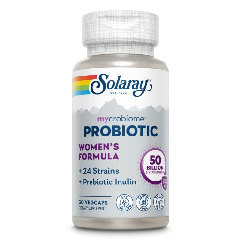 SOLARAY Mycrobiome Probiotic Women’s Formula, 24 Strains Plus Prebiotic Inulin SOLARAY uk supplements