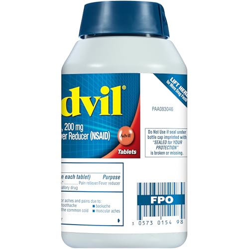Advil Pain Reliever and Fever Reducer, Ibuprofen 200mg for Pain Relief - 300 Count, Advil PM Pain Reliever and Nighttime Sleep Aid, Ibuprofen for Pain Relief and Diphenhydramine Citrate - 2 Count Advil uk supplements