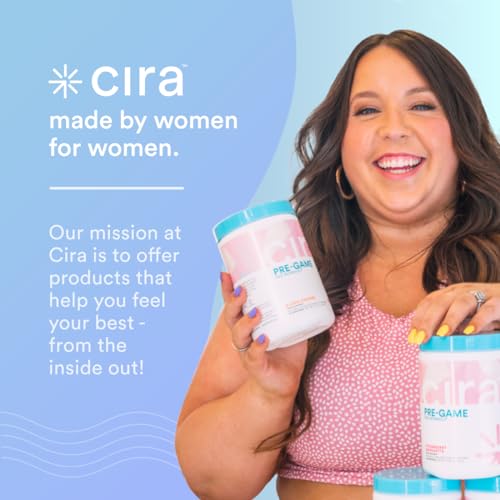 Cira Pre-Game Pre Workout Powder for Women - Preworkout Energy Supplement for Nitric Cira uk supplements
