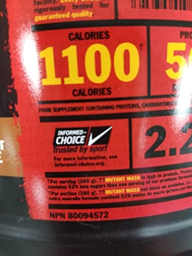 MUTANT Mass Weight Gainer Protein Powder, High-Calorie Workout Shakes Mutant uk supplements
