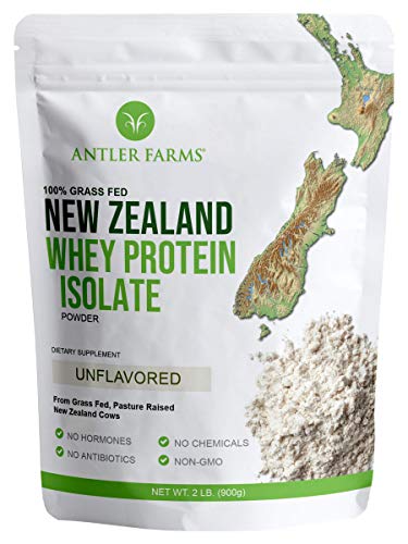 Antler Farms - 100% Grass Fed New Zealand Whey Protein Isolate, Unflavored, 30 Servings Antler Farms uk supplements