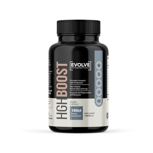 Evolve Nutraceuticals HGH Booster (150 Count) Anti-Aging, Increase Stamina and Energy Evolve Nutraceuticals uk supplements