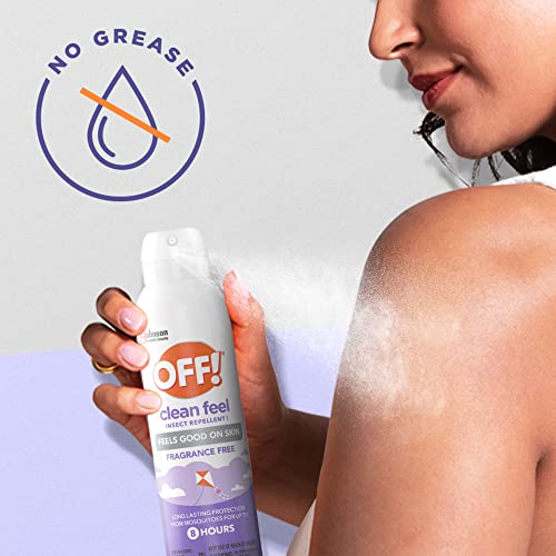 OFF! Clean Feel Insect Repellent Aerosol with 20% Picaridin, Bug Spray OFF! uk supplements