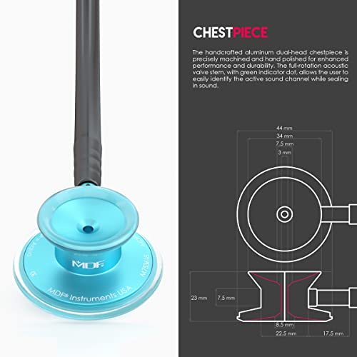 Engravable - MDF Acoustica Lightweight Personalized Custom Stethoscope MDF Instruments uk supplements
