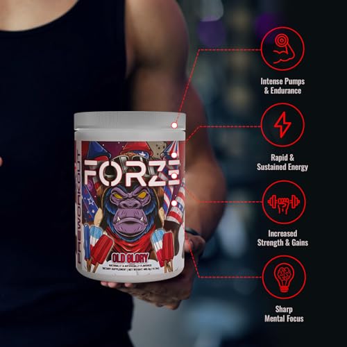 Forze Pre Workout Powder, Beta Alanine, L-Taurine & Dual-Source Caffeine for Sustained Forze uk supplements