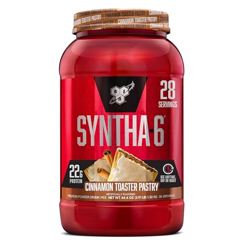 BSN SYNTHA-6 Whey Protein Powder with Micellar Casein, Milk Isolate, Cinnamon Toaster BSN uk supplements