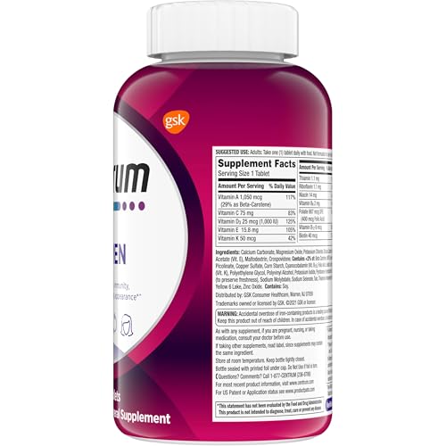 Centrum Multivitamin for Women, Multimineral Supplement with Iron, Vitamin D3, B Vitamins and Antioxidant Vitamins C and E Centrum uk supplements