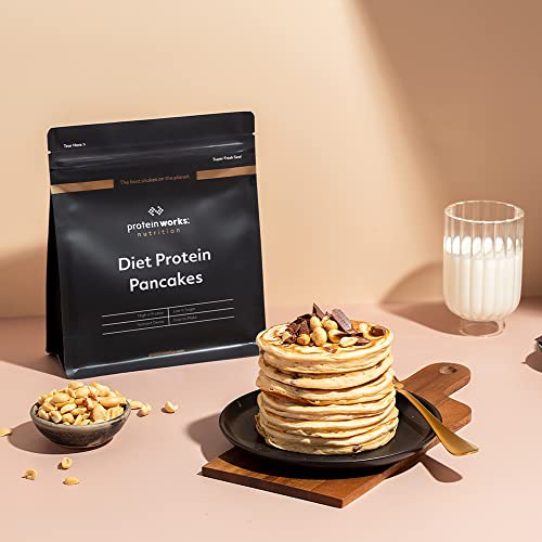 Protein Works - Diet Protein Pancake Mix | 135 Calories Per Serving | Low Sugar Protein Pancake Mix Protein Works uk supplements