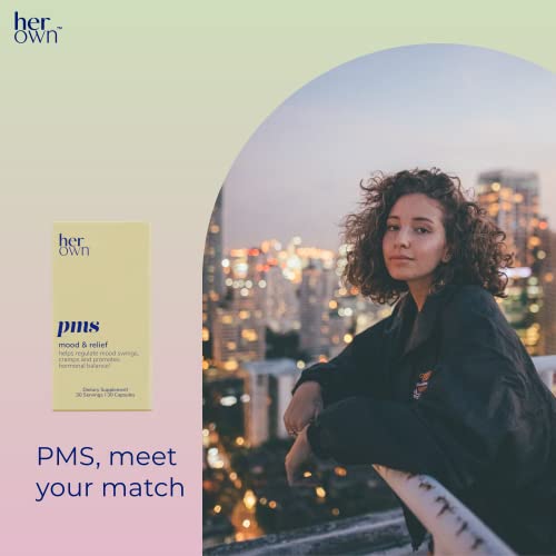 her own PMS, Supports PMS Symptoms, Promotes Positive Mood, Natural Hormone Balance her own uk supplements