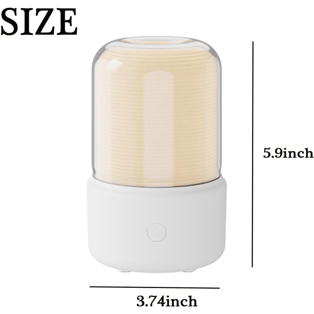 Candlelight Flame Air Diffuser,Portable Essential Oil Diffuser Noiseless 120ML Aroma Diffuser Waterless AEKAN uk supplements