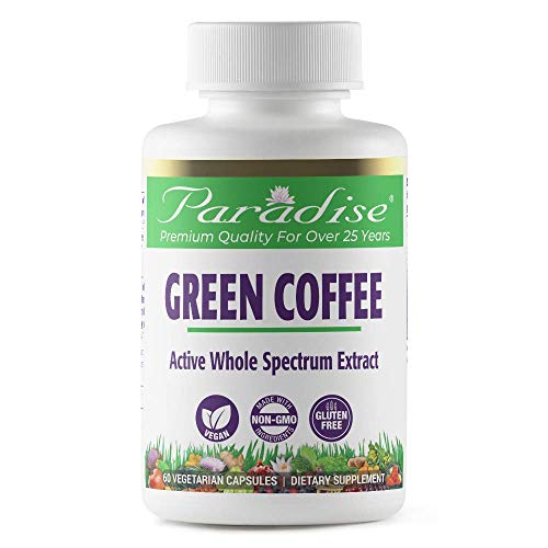 Paradise Herbs Green Coffee Bean, Vegan, Gluten Free, Non GMO, Active Whole Spectrum Paradise Herbs uk supplements