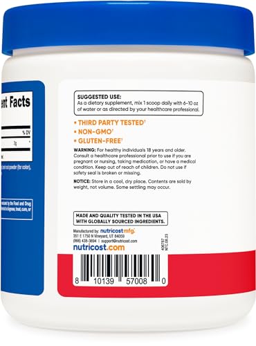 Nutricost L-Citrulline Malate 2:1 (300g) Fruit Punch - Workout Support, Muscle Performance Nutricost uk supplements
