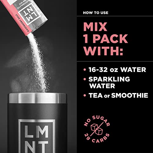 LMNT Zero-Sugar Electrolytes - Raspberry Salt - Hydration Powder Packets | No Dodgy Drink LMNT uk supplements