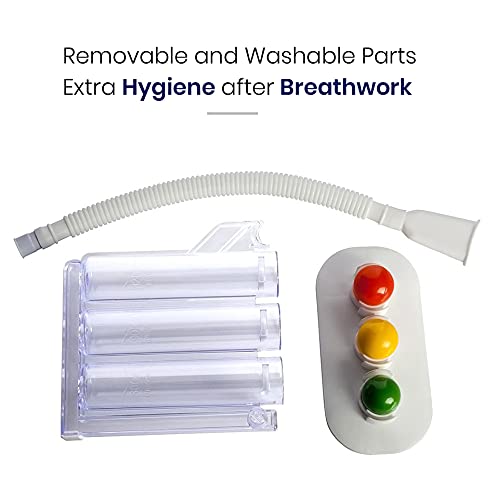 HealthAndYoga(TM) Deep Breathing Exerciser - Breath Exercise Measure SoulGenie uk supplements