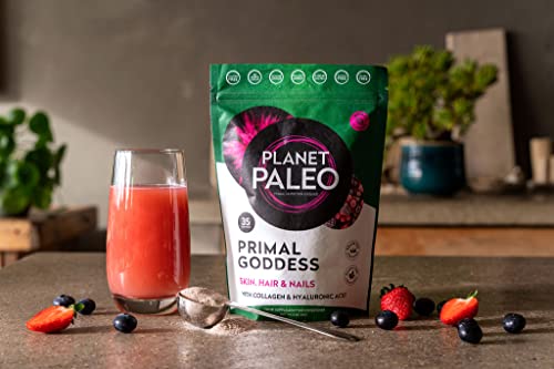 Planet Paleo Primal Goddess -Pure Collagen with Hyaluronic Acid and Zinc (210g, 35 Servings) Planet Paleo uk supplements