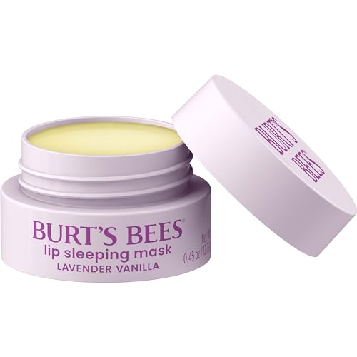 Burt’s Bees Lavender Vanilla Lip Sleeping Mask, With Hyaluronic Acid and Squalane Moisturizer To Instantly Hydrate Lips, Overnight Mask and Treatment, 0.45 oz. Burt's Bees uk supplements